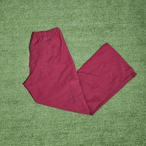 Burgundy Scrub Pants